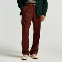 Single Pleat Trousers in Terrior