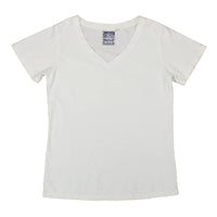 Paige V-Neck Tee in Washed White
