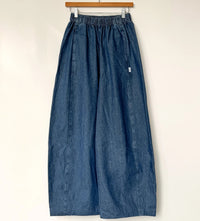 Parachute Pants in Blue Denim
