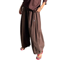 Parachute Pants in Dark Brown