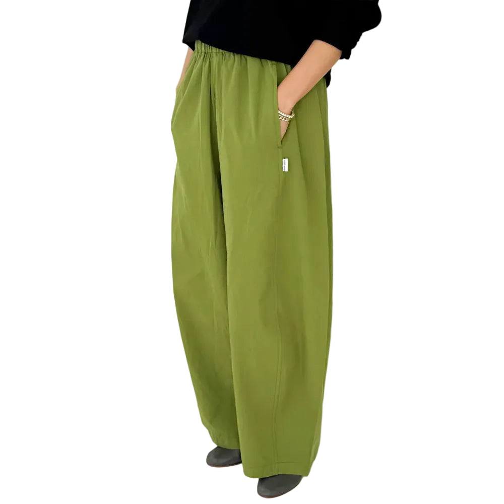 Parachute Pants in Artichoke