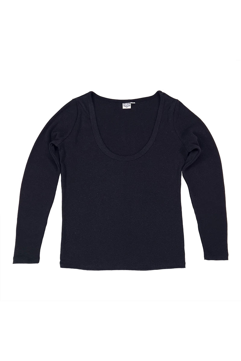 Paseo Long Sleeve Tee in Black