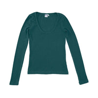 Paseo Long Sleeve Tee in Deep Teal