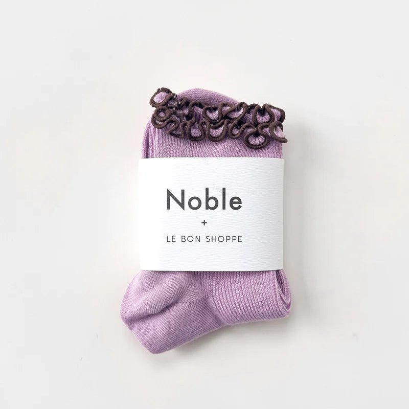 Petite Ruffled Modal Socks