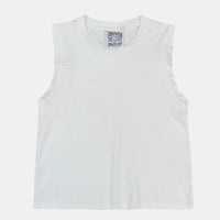 Phoenix Muscle Tee in Washed White