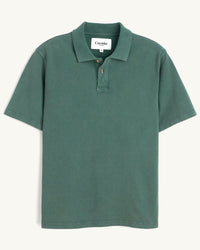 Pique Polo in Army Green