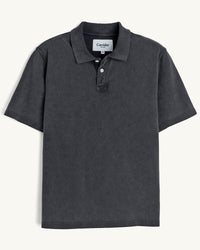 Pique Polo in Black