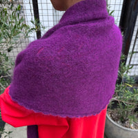 Mohair Pointelle Shawl