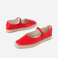 Rafa Espadrille in Cherry Red
