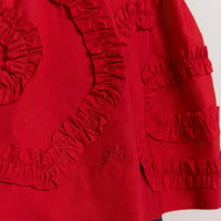 Stella Ruffle Cami in Red