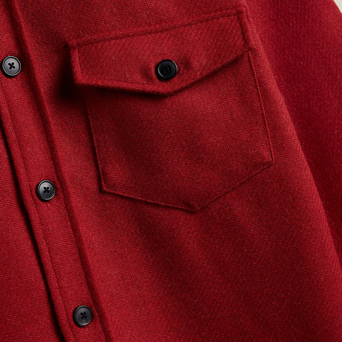 Red Wool Shirt