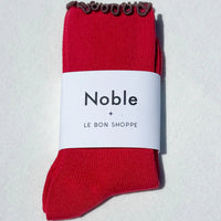 Ruffled Modal Socks