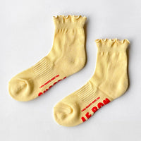 Ruffled Hugger Crew Sock