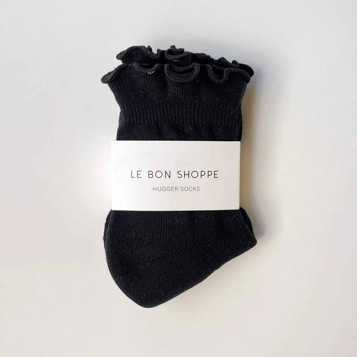 Ruffled Hugger Crew Sock