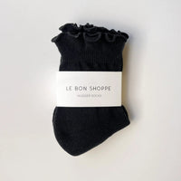 Ruffled Hugger Crew Sock