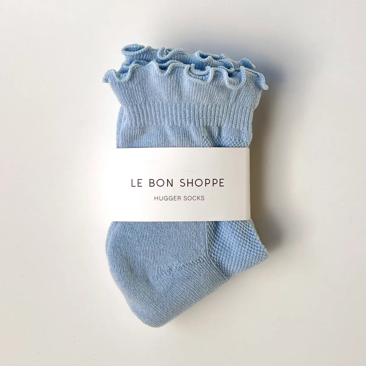 Ruffled Hugger Crew Sock