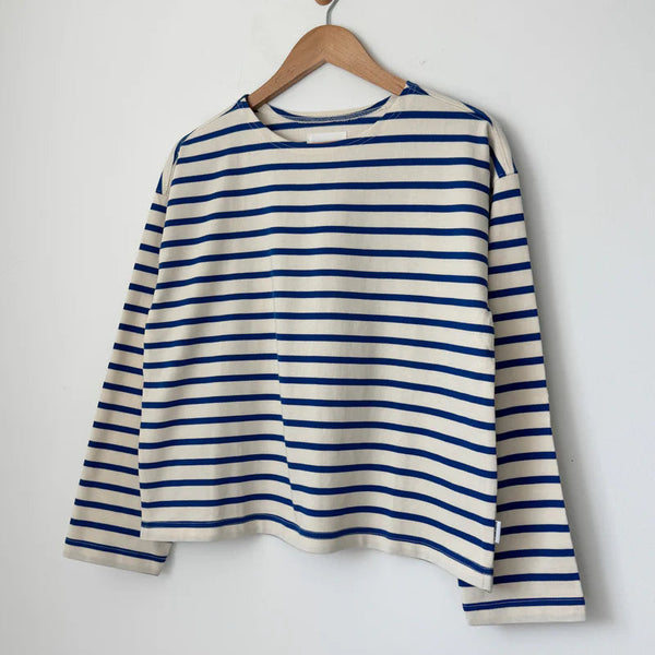 Sailor Top in Blue Stripe