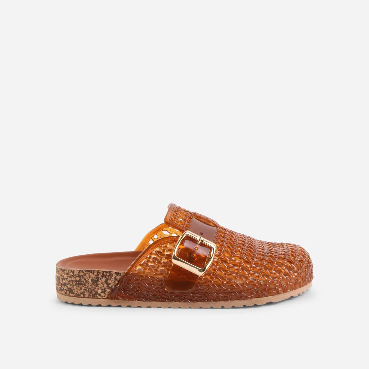 Seth Jelly Clog Mule in Caramel