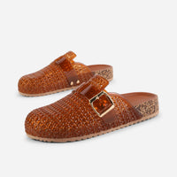 Seth Jelly Clog Mule in Caramel