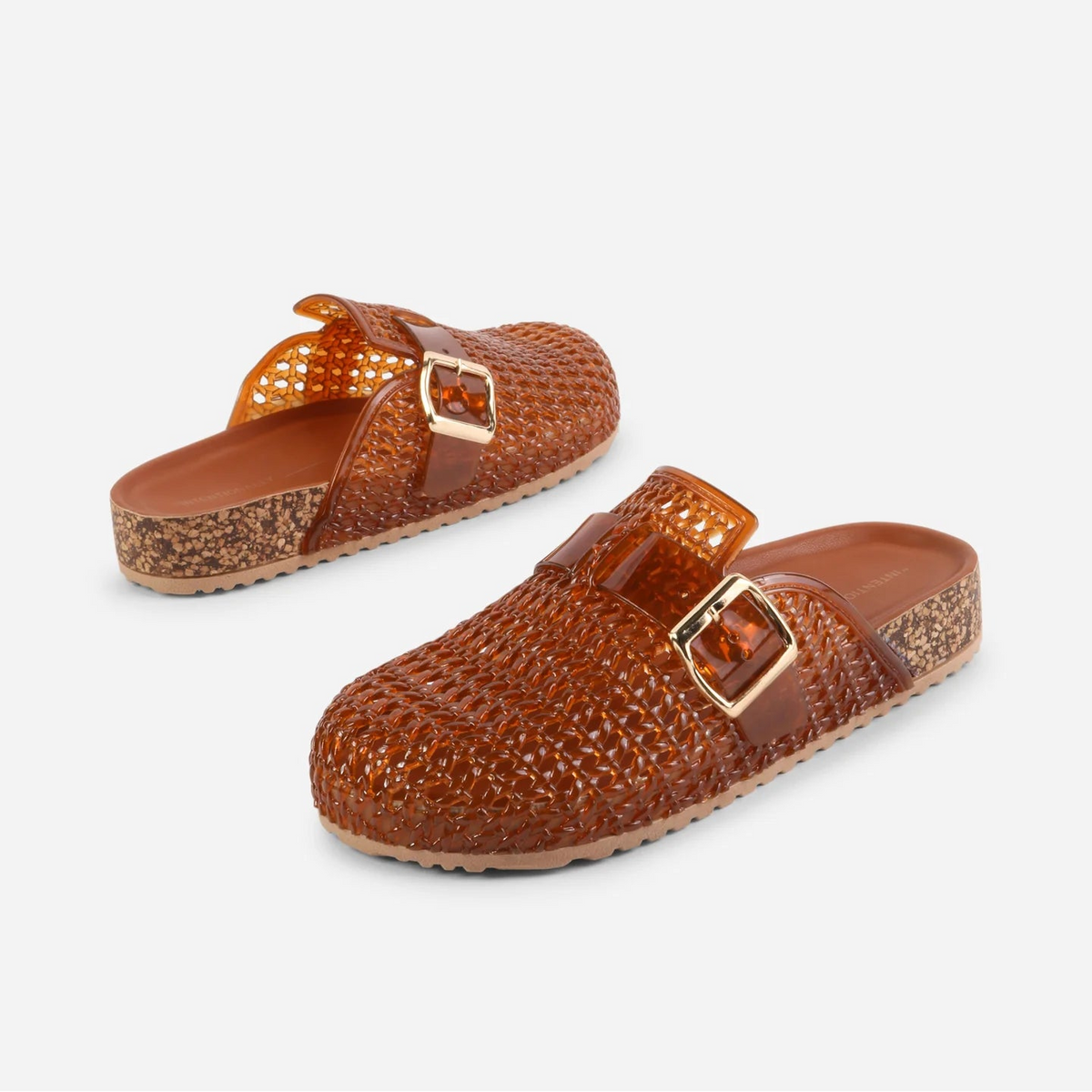 Seth Jelly Clog Mule in Caramel