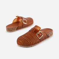Seth Jelly Clog Mule in Caramel