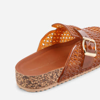 Seth Jelly Clog Mule in Caramel