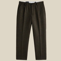 Single Pleat Trousers in Forest