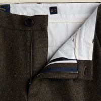 Single Pleat Trousers in Forest