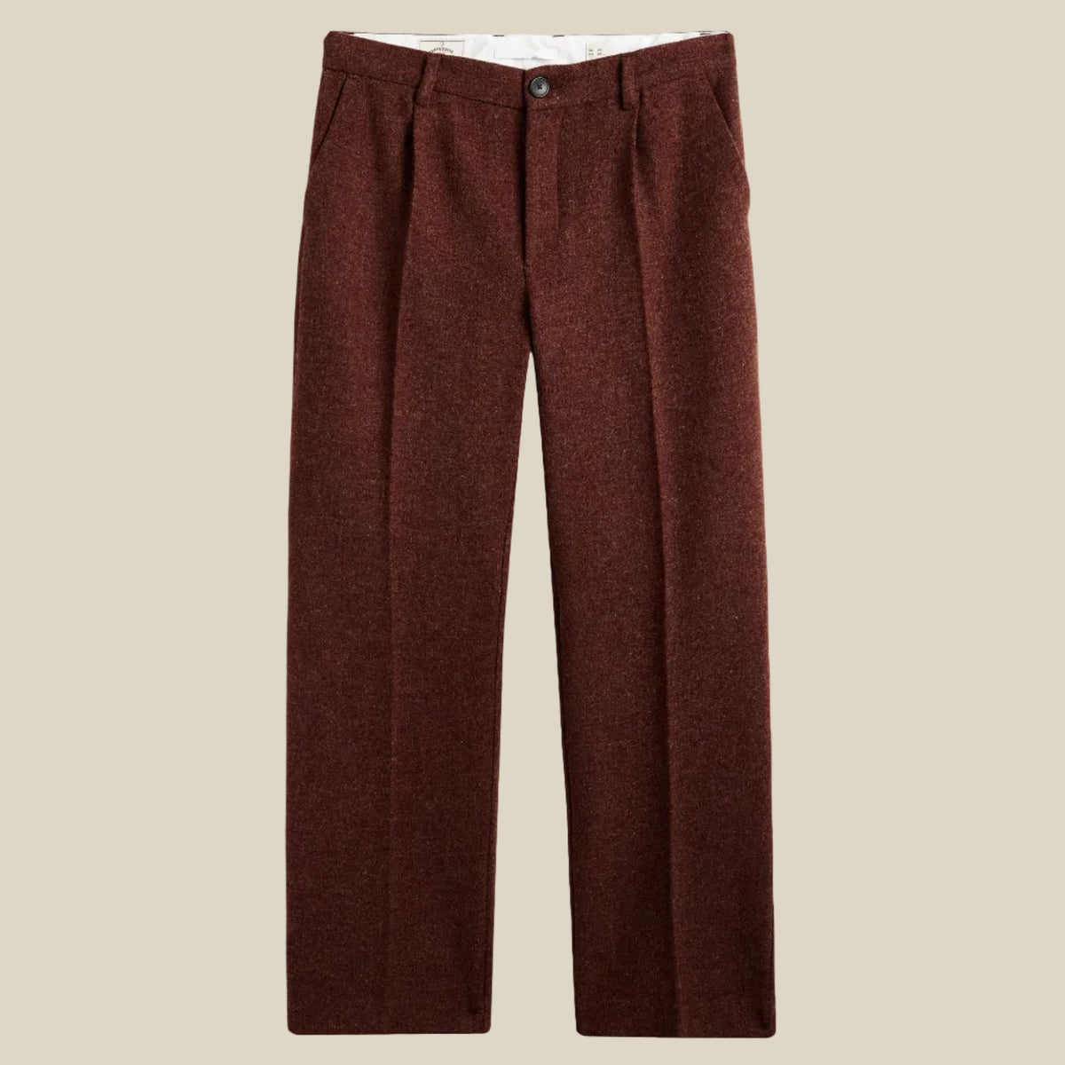 Single Pleat Trousers in Terrior