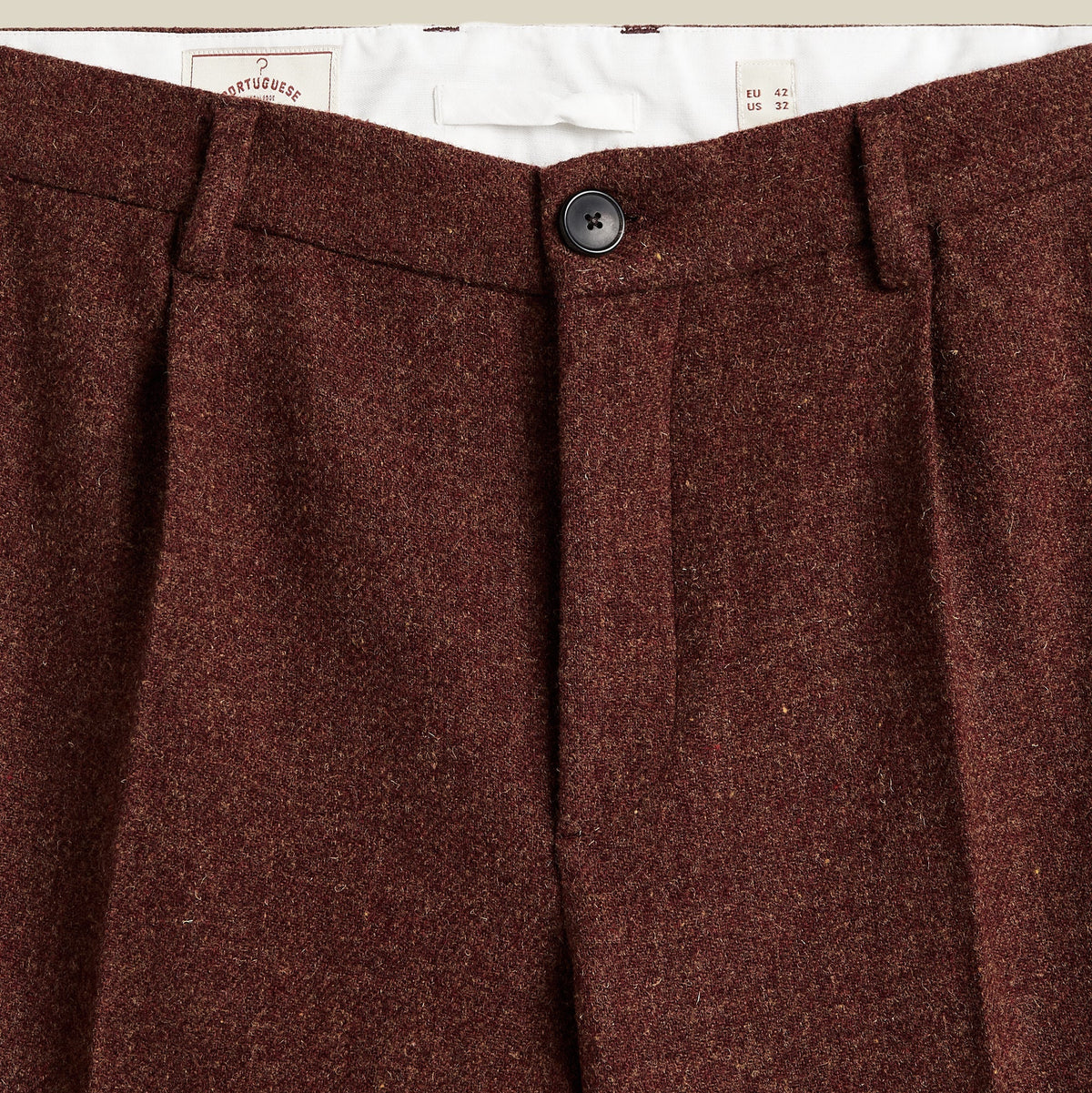 Single Pleat Trousers in Terrior