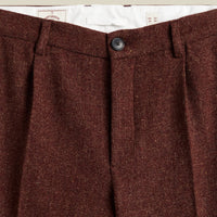 Single Pleat Trousers in Terrior