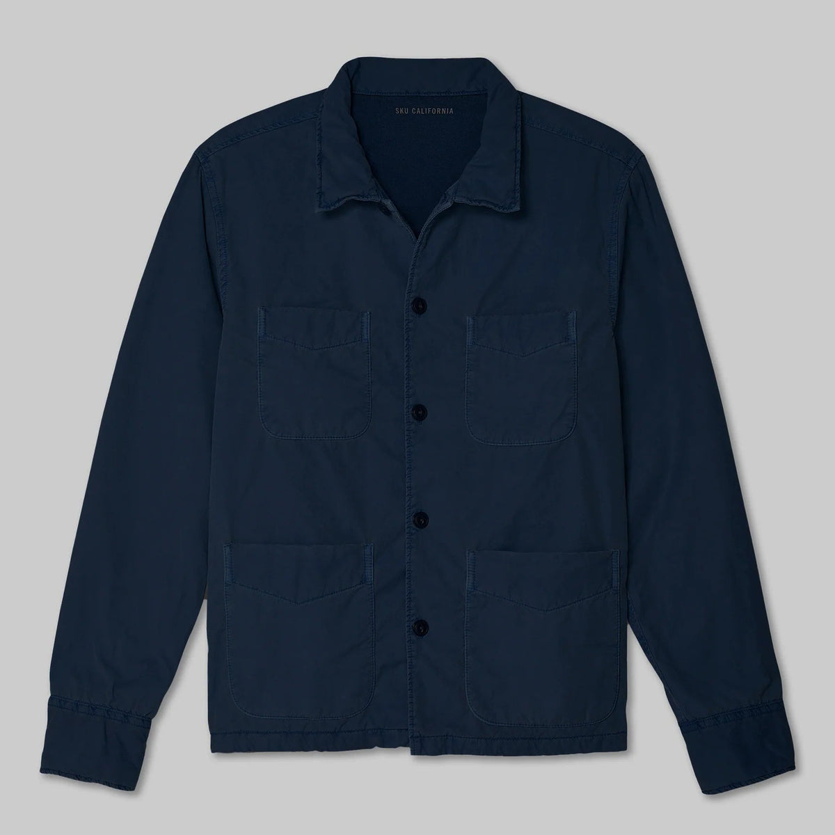Camp Shirt Jacket in Navy