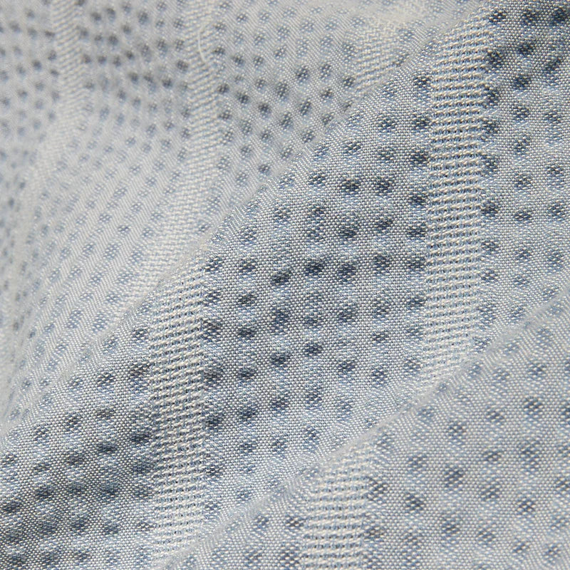Striped Seersucker Shirt in Indigo