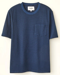 Striped Tee in Navy