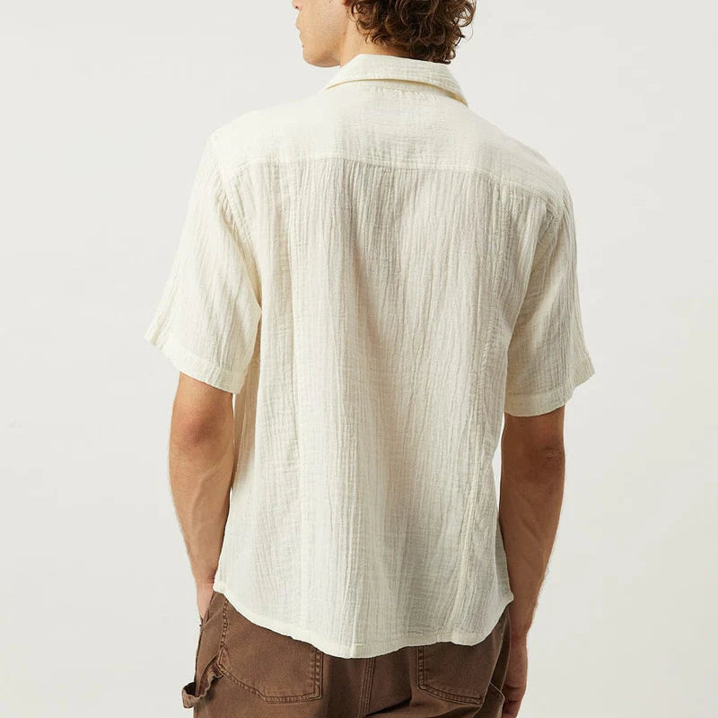 Double Cloth Shirt in Natural