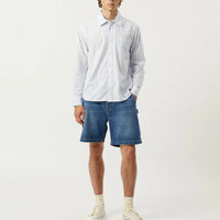 Berg Stripe Shirt in Blue