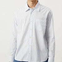 Berg Stripe Shirt in Blue