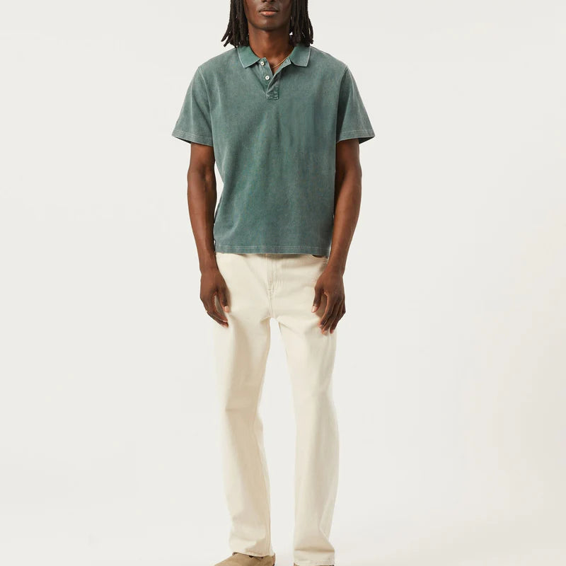 Pique Polo in Army Green