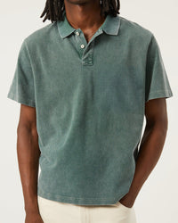 Pique Polo in Army Green