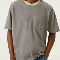 Stripe Tee in Navy