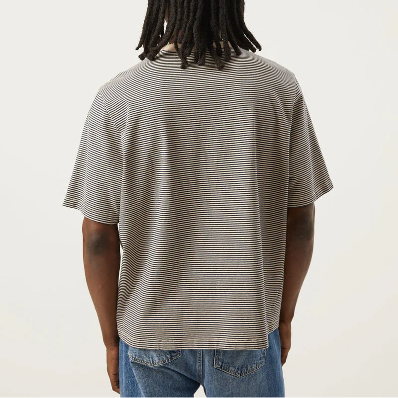 Stripe Tee in Navy