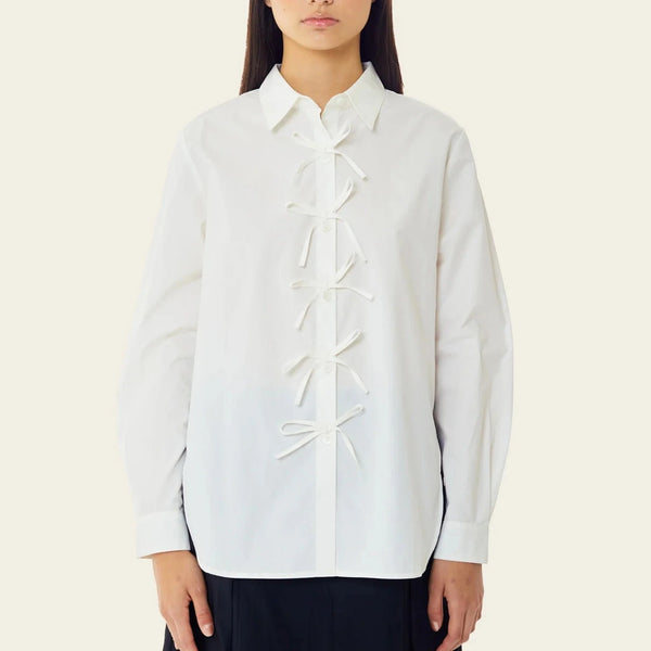 Genevieve Shirt in Bright White