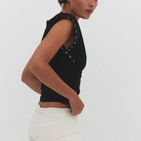 Snap Tank in Black