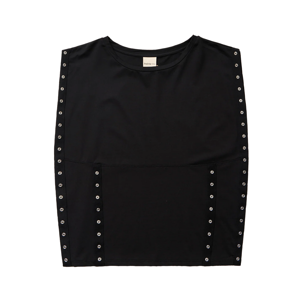 Snap Tank in Black