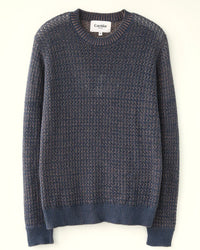 Marled Crewneck in Blue