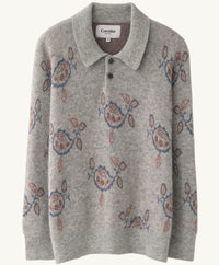Maya LS Polo in Grey