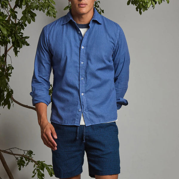 Pigment Dye Shirt in Union Check
