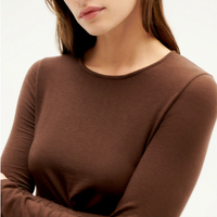 Brisa Top in Dark Brown