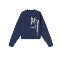 Philis Sweater in Cobalt Flower