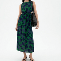 Kin Dress in Dark Leaf